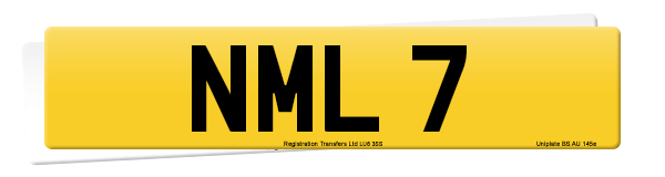Registration number NML 7
